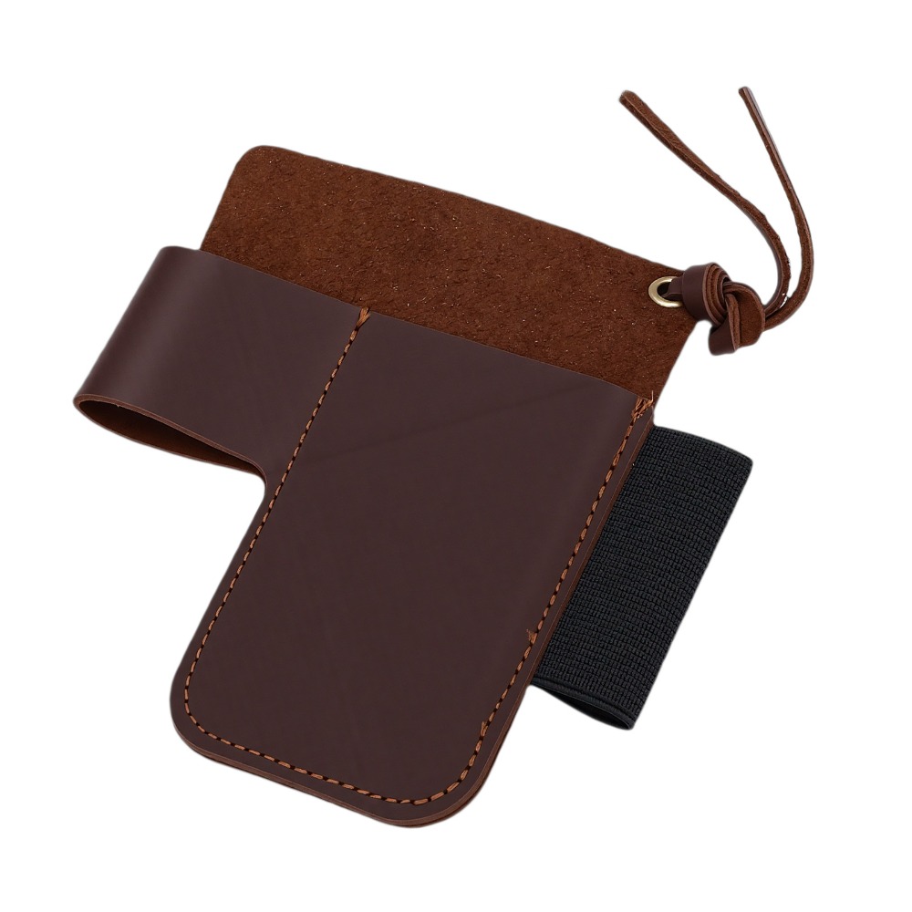 Leather Edc. Carry Pouch - Durable Cowhide Leather Multitool Sheath With