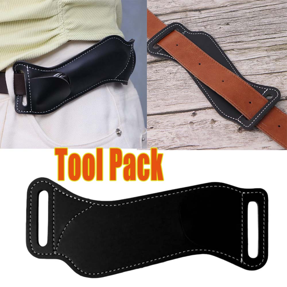Leather Edc. Carry Pouch - 5 Inch Folding Knife Holster EDC