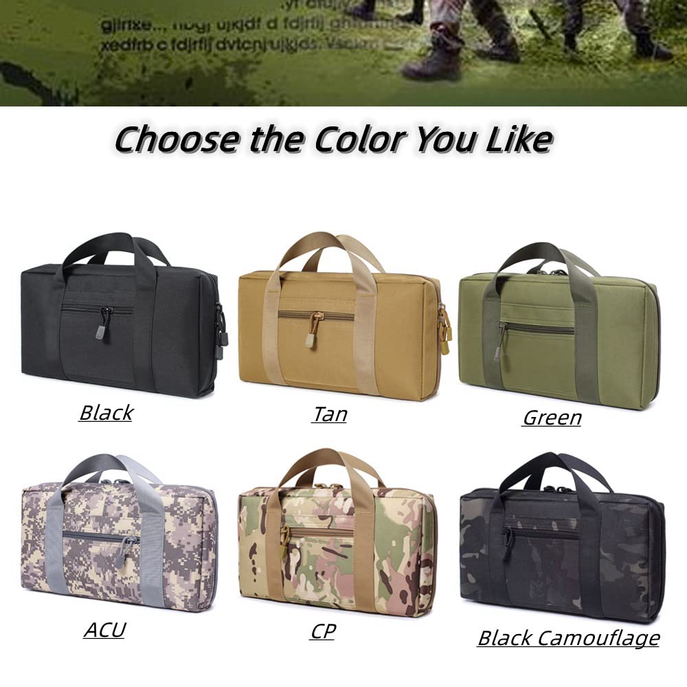 Edc Pistol Carry Bag - Tactical Pistol Range Bag Gun Case