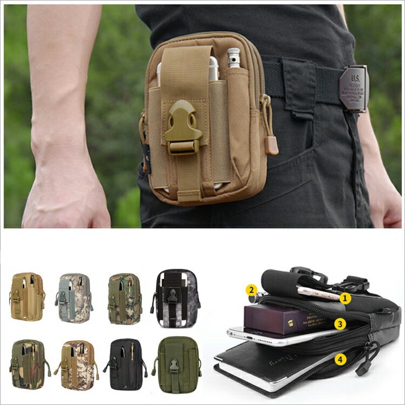 Edc Carry Box - Small Molle Pouch Waist Pack Bag