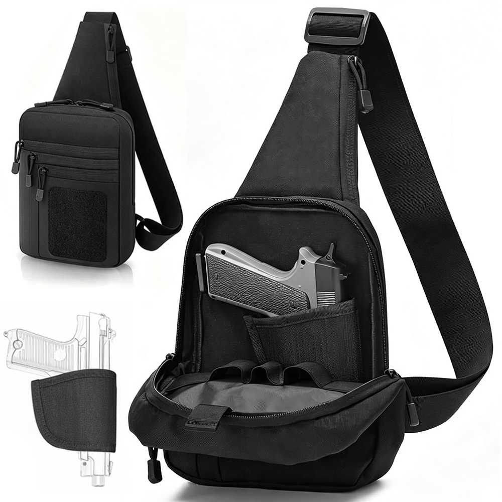 Concealed Carry Chest Gun Bag  - Edc Pistol Carry Bag review and price