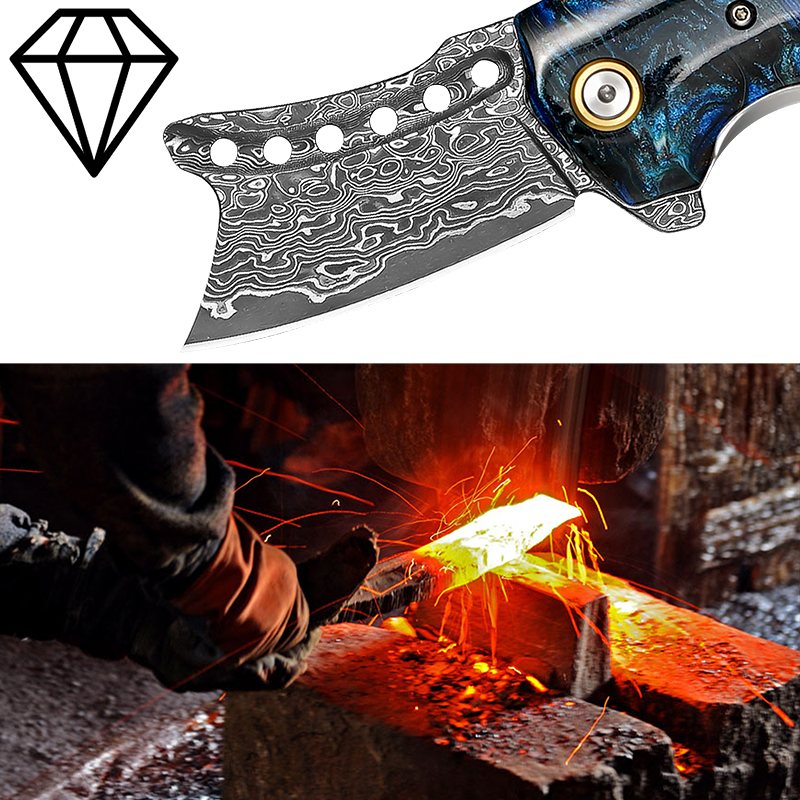 Handmade Damascus Steel Pocket - Edc Concealed Carry Knife review and price