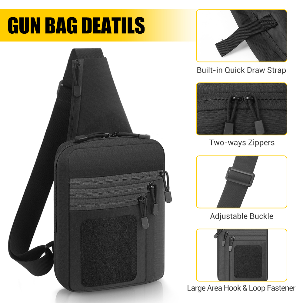 Tactical Pistol Gun Bag Concea - Edc Pistol Carry Bag review and price