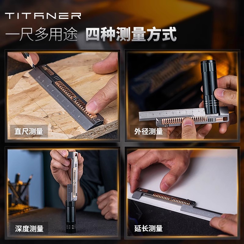TITANER Stone Wash Titanium Al - Leather Edc. Carry Pouch review and price