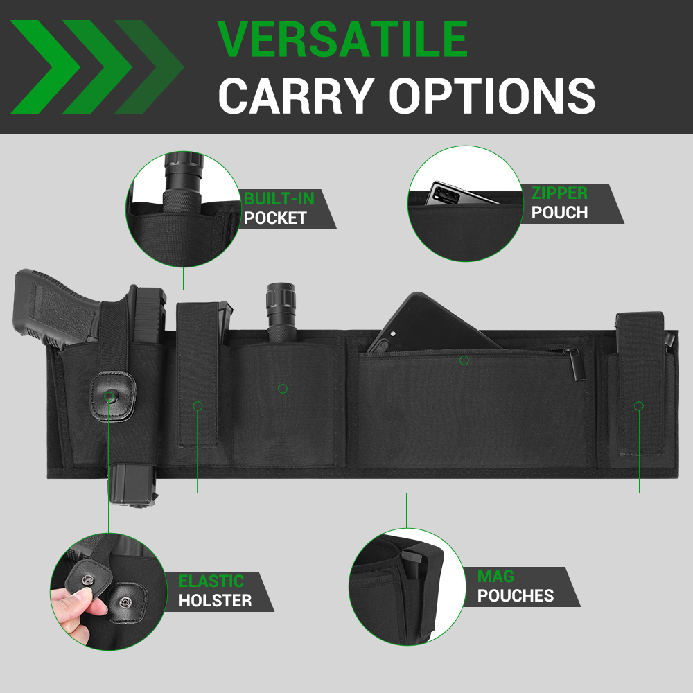 Belly Band Gun Holster Conceal - Edc Carry Gun review and price